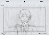 "Actually, I Am…"  8 genga sketch set!  Asahi Kuromine and Youko Shiragami - Super Rare