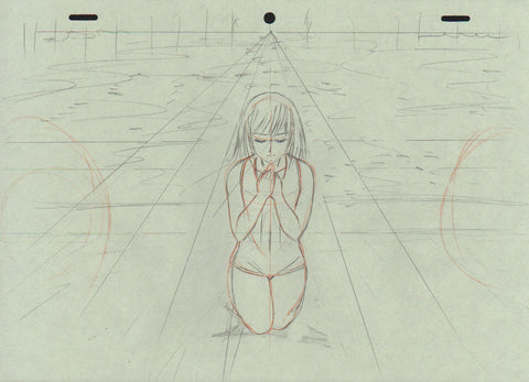 Bakemonogatari - Nadeko Sengoku - 5 genga sketch set