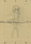 "When They Cry" (Higurashi) - Hanken Sketch - Extremely Rare - Satoko Houjou swimsuit