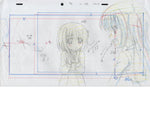 Ro-Kyu-Bu! single genga sketch of Tomoka and Maho! Oversized!