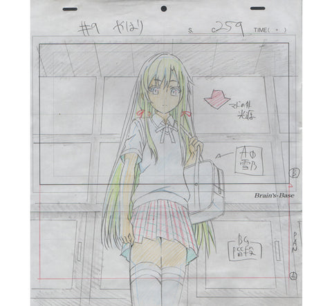 My Teen Romantic Comedy SNAFU (OreGairu) - Yukino Yukinoshita - Oversized genga sketch