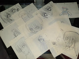Special A - 15 piece genga / sketch set - Hikari Hanazono and more