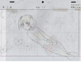 "Sakura Trick" -  Yuu - 21 genga/douga sketch set w/timing sheet